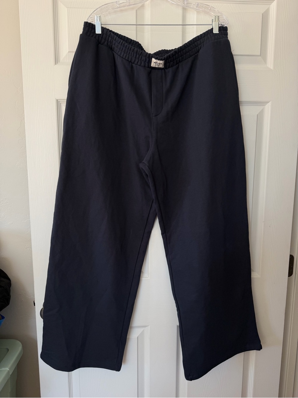 Parke x Target Navy Blue Wide Leg Sweatpants